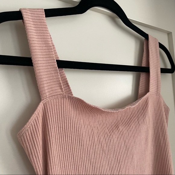 Reformation Canyon Knit Tank Serenade Pink Medium NWOT - Picture 5 of 7